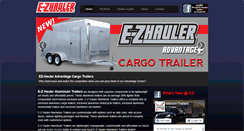 Desktop Screenshot of ez-haulertrailers.com
